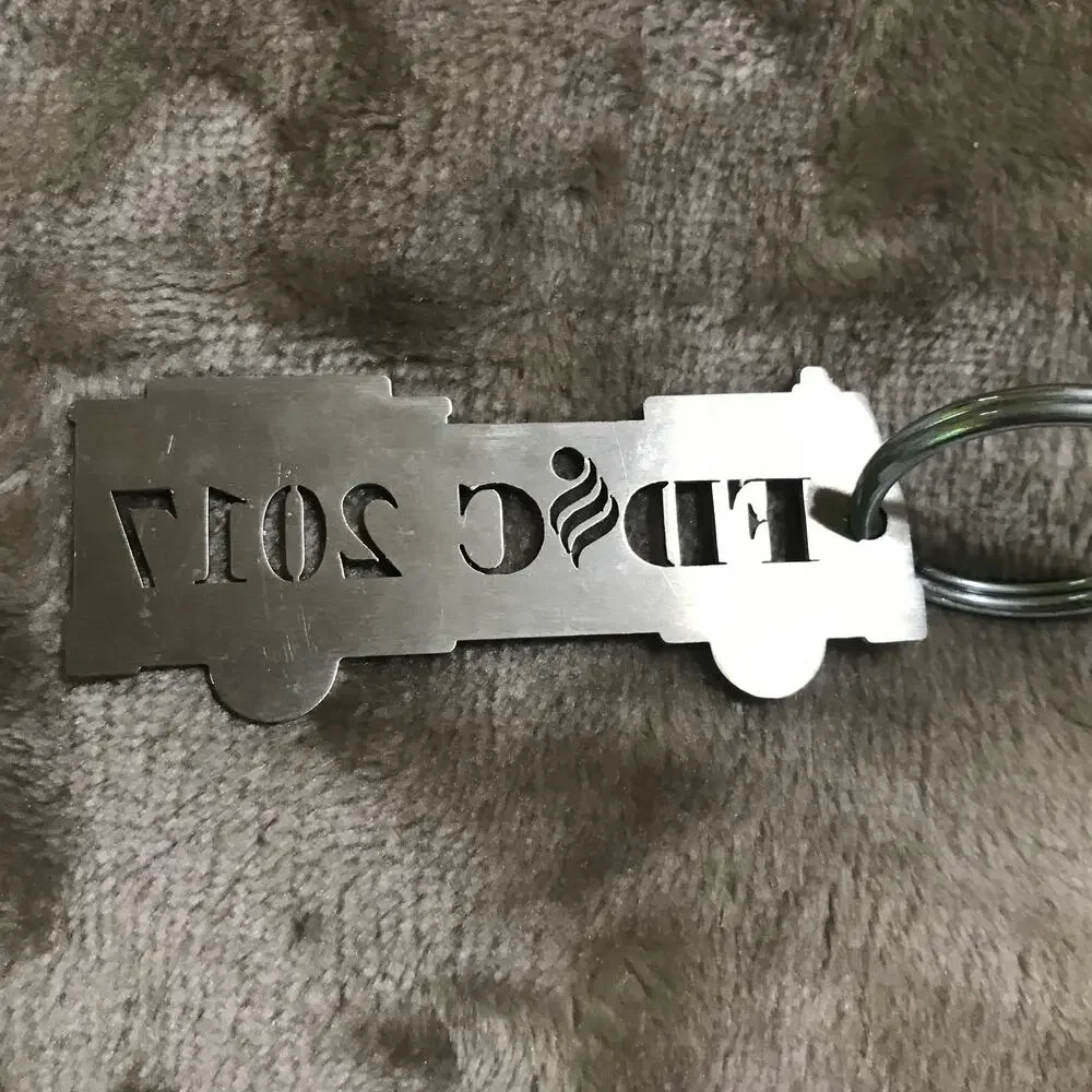 FDIC‎ 2017 Firetruck Engion Silver Keychain